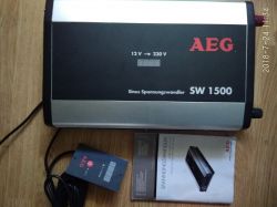 [Sprzedam] Przetwornica AEG SW-1500 12V 230V czysty sinus 1500W