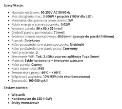 [ESP8285] Włącznik światła WiFi LED master podwójny - programowanie