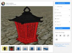 3D printing idea - decorative lantern/lamp