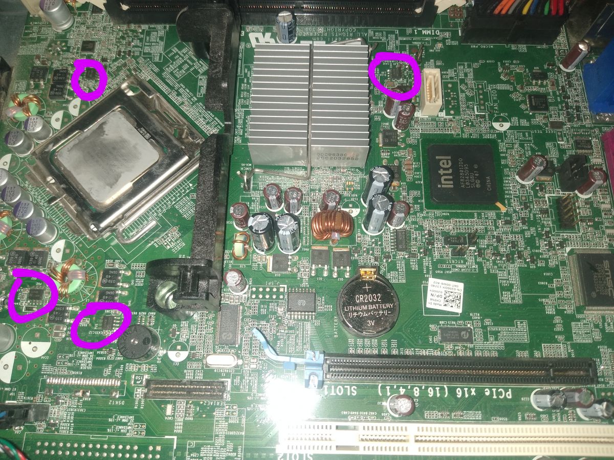 [Rozwiązano] Lokalizacja, identyfikacja kości BIOS w Dell Optiplex 780