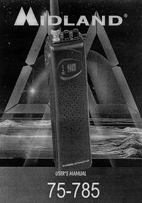 Midland 75-785 Handheld CB Tranciever Manual EN