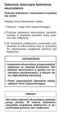Toyota/Yaris - Ładowanie akumualtora bez odpinania ?