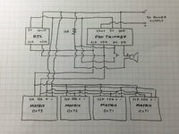 Zegar biurkowy w stylu Space Invaders