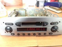 Alfa 937 mid - cancheck off - Radio wyświetla "cancheck"