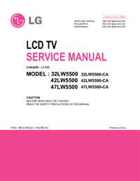 TV LG 42LW5500 - sprawdzenie T-CON