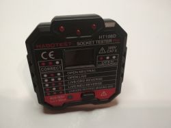 HT106D - Tester gniazd elektrycznych HT106D - Tester gniazd elektrycznych