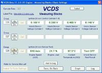 Golf V 1,6 8V BGU - Duże różnice w wartości cylindrów czujnika spalania stukoweg