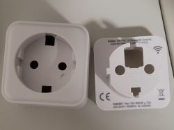 New Action smart power socket in white color.