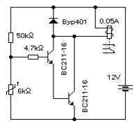 Prosty układ do utrzymania temperatury 30°C, zasilanie 12-24V, moc 5-15W
