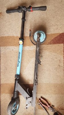 Hulajnoga Skymaster nie jedzie - piszczenie i uszkodzony wtyk