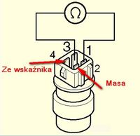 Golf 3 nie pokazuje temperatury