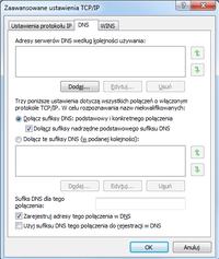 Windows SBS - Przekierowanie DNS na strone www w innej lokalizacji