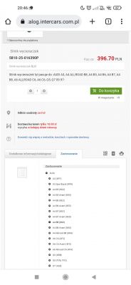 Silnik wycieraczki tył Audi A6 C6: Kompatybilne silniczki z innymi modelami Audi