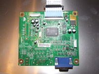 Acer P203W - trochę się spaliło - biała matryca