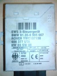 Schemat elektryczny EWS 3 BMW 2.8L 97-98r.