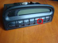 VW SHARAN, panel klimatyzacji