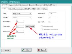 BASCOM Kompilacja napisanego już programu do formatu .hex