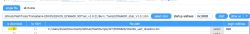 Screenshot of a binary file management program with the download option checked.