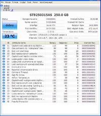 Seagate ST9250315AS - Interpretacja SMART i rosnący Seek Error Rate