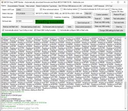 BK7231 Easy UART Flasher interface with “Reading success!” message displayed