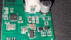PCB of ZENGEE Smart LED Controller PCB board with BL602 chip and other electronic components.