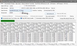 BK7231 Easy UART Flasher flashing firmware Screenshot of BK7231 Easy UART Flasher showing “Writing…” and a log of erasing and writing memory sectors