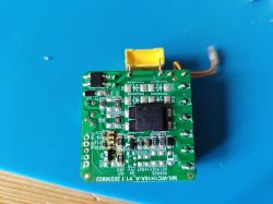 PCB of Avatto DMS16-W1 PCB of Avatto DMS16-W1 smart dimmer switch with components.
