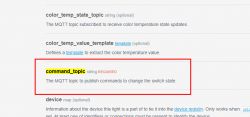 Fragment of documentation on MQTT configuration in Home Assistant.