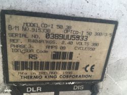 Agregat Thermo King CD I 50 MAX nie działa na 380 V - brzęczenie przekaźnika