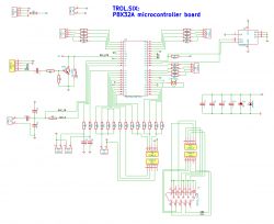 Płytka Propeller P8X32A i spartańska przejściówka RS232-UART Płytka Propeller P8X32A i spartańska przejściówka RS232-UART