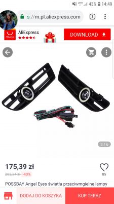 VW Bora - Montaż i podłączenie przednich świateł przeciwmgielnych