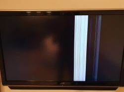 JVC LT-42P80BU - pionowe pasy na ekranie, brak dźwięku, zero reakcji