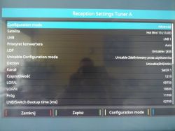 Opticum Robust SCR 16UB - ustawienia pod unicable (enigma e2, linux, openATV)
