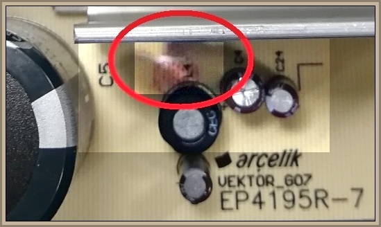 Suszarka Beko WDX8543130B - PCB martwe bez zasilania