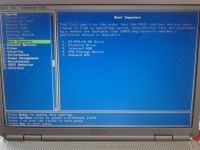 Reinstalling Windows 7 on DELL Inspiron 1525: Setting BIOS for CD/DVD Boot Drive