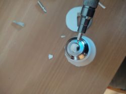 Disassembly of ExtraStar A60WIFI-2 Smart Bulb Disassembled ExtraStar A60WIFI-2 smart bulb with exposed CB3L module and internal components.