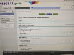 Strona konfiguracji routera NETGEAR z ustawieniami internetowymi.