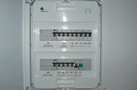 High-Pitched Sound from Fuse Box when 3.5 kW Air Conditioner is On in a 12.5 kW Apartment