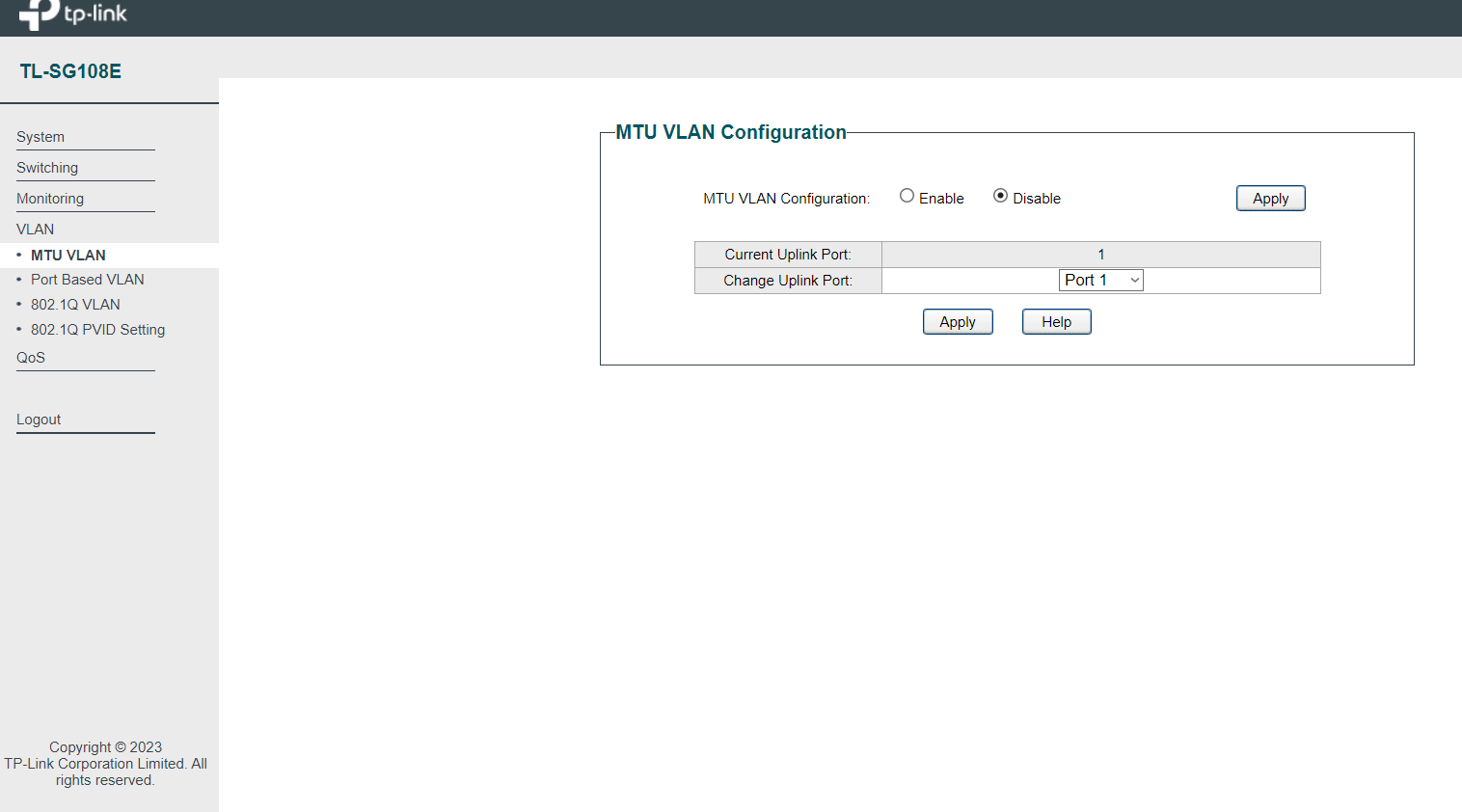 Konfiguracja Switcha TLSG108E VLAN, Podsieci, Adresacja i