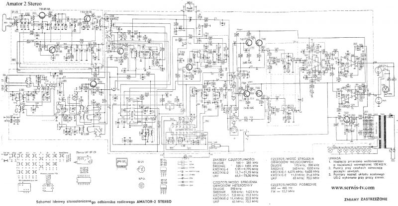 Old Polish radio Amator 2B stereo (DSS201) - schematic diagram, gallery Old Polish radio Amator 2B stereo (DSS201) - schematic diagram, gallery