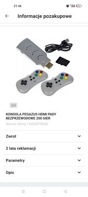 Dodawanie gier Contra, Mario, Duck na kartę mini SD w konsoli typu Pegasus