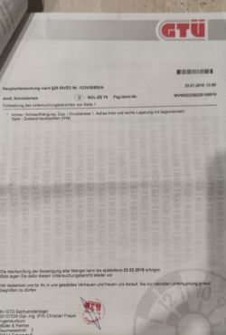 Volkswagen, Passat, B5FL - Pomoc przy odczytaniu książki serwisowej - Niemiecka