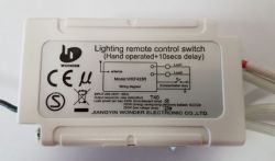 Eine Fernbedienung für WRF433R (Lighting remote control switch) wählen
