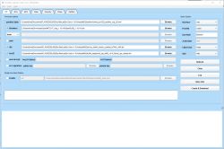 Animated Bouffalo Lab Dev Cube interface showing UART boot logs