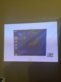 HP Projection Companion - Kaszka na ekranie, nie gaśnie logo HP