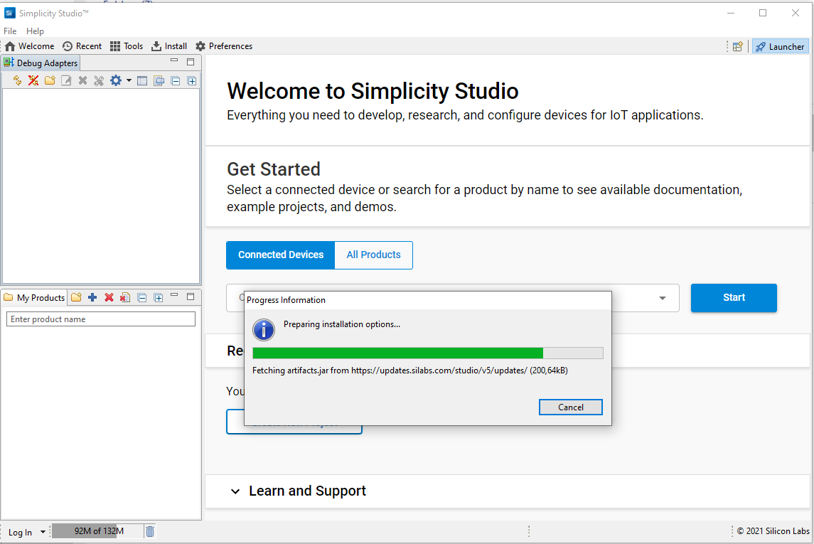 Tutorial EFM32 ARM CortexM0+ cz1, bootloader, pierwsze kroki