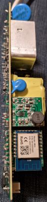 PCB with WB3S Module Printed circuit board with WB3S module.