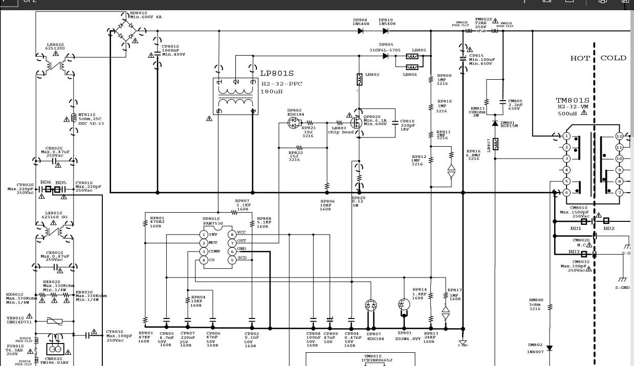 Samsung LE32B450 - Moduł zasilacz/inwenter BN44-00260C pełne zwarcie