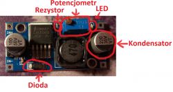 Jak przerobić przetwornicę step down na wytwarzającą ujemne napięcie?