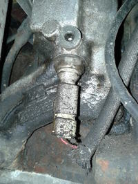 Citroen Xsara 1.6 16V 2001 - Urwany kabel czujnika przy katalizatorze, co to jest?